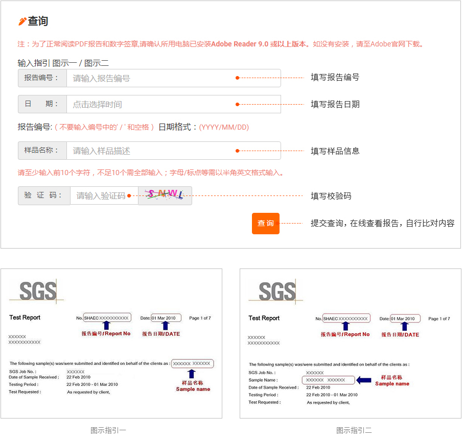 Sgs报告真伪验证
